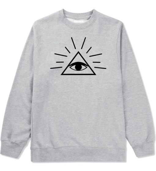 All Seeing Eye of Providence God Crewneck Sweatshirt - Image 3