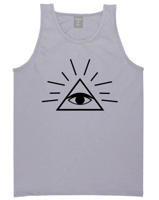 All Seeing Eye of Providence God Tank Top - Image 3