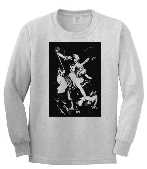 Angel Of Death Ancient Goth Myth Long Sleeve T-Shirt - Image 3