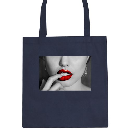 Angelina Red Lips Sexy Tote Bag - Image 2