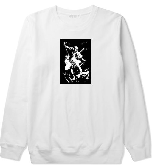 Angel Of Death Ancient Goth Myth Crewneck Sweatshirt - Image 2