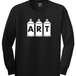 Art graf graffiti spray can paint artist Long Sleeve T-Shirt