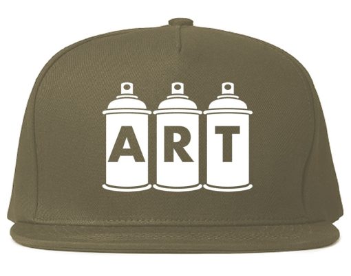 Art graf graffiti spray can paint artist Snapback Hat - Image 3