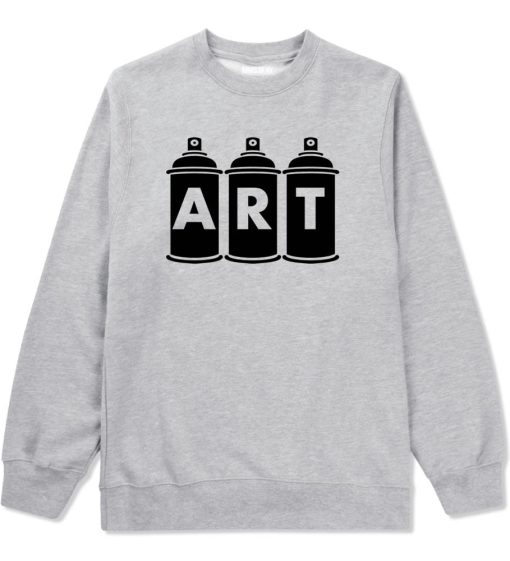 Art graf graffiti spray can paint artist Crewneck Sweatshirt - Image 2
