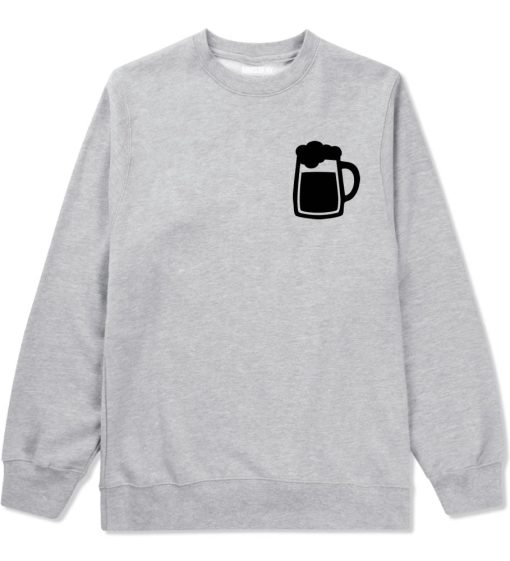 Cold Beer Mug Pint Tap Crewneck Sweatshirt - Image 3