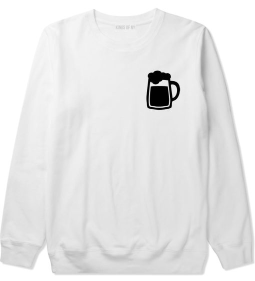 Cold Beer Mug Pint Tap Crewneck Sweatshirt - Image 2
