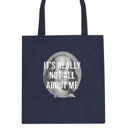 Its Really Not All About The Benjamins Money Tote Bag - Image 2
