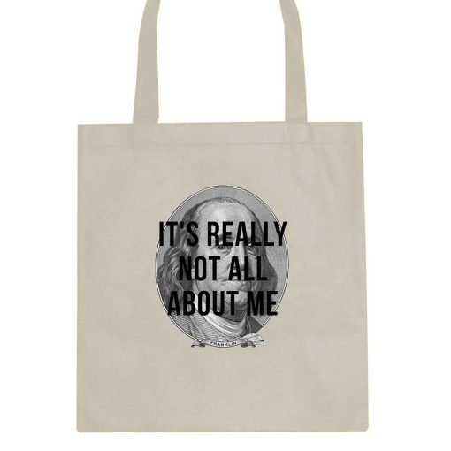 Its Really Not All About The Benjamins Money Tote Bag - Image 3