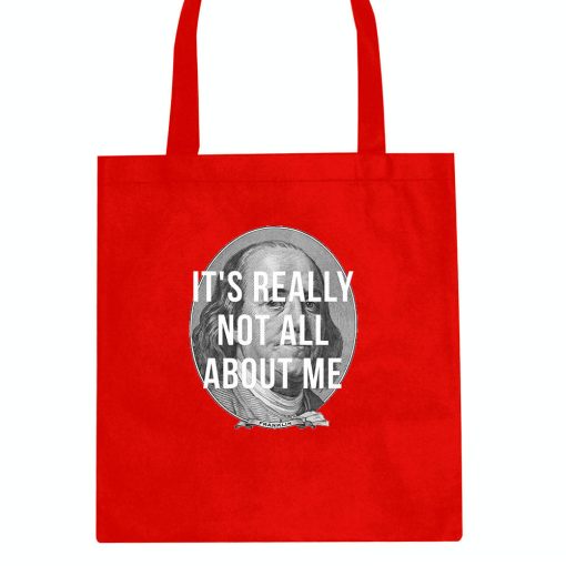 Its Really Not All About The Benjamins Money Tote Bag - Image 4