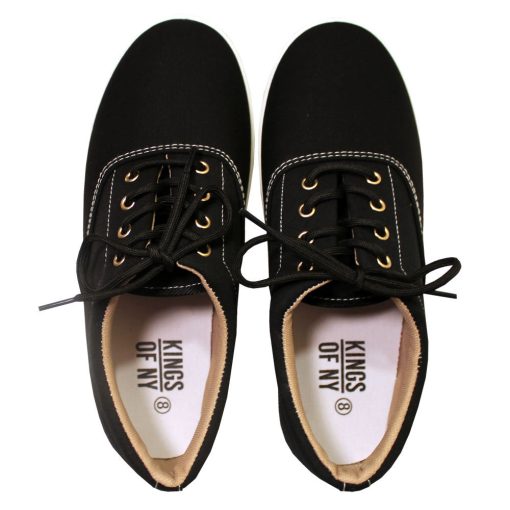 The Classic Canvas Casual Skate Black Sneakers - Image 3