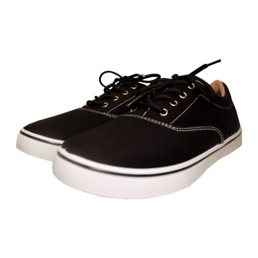 The Classic Canvas Casual Skate Black Sneakers - Image 2