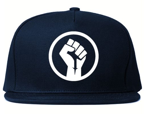 Black Power Fist Snapback Hat - Image 3