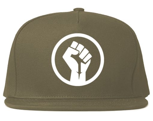 Black Power Fist Snapback Hat - Image 4