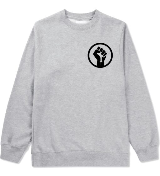 Black Power Fist Crewneck Sweatshirt - Image 2