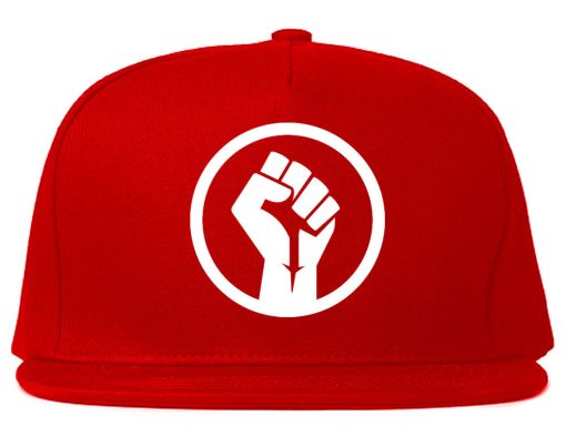 Black Power Fist Snapback Hat - Image 2