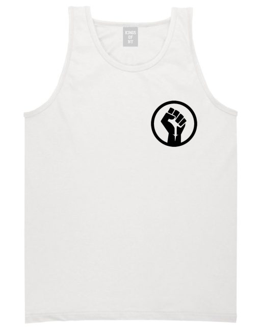 Black Power Fist Tank Top - Image 3