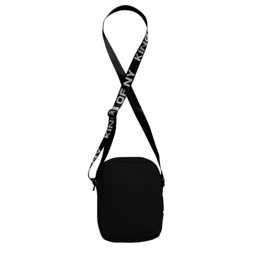 Black Logo Mens Small Crossbody Sling Bag - Image 2