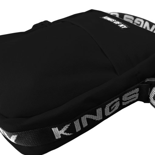Black Logo Mens Small Crossbody Sling Bag - Image 3