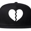 Broken Heart Snapback Hat