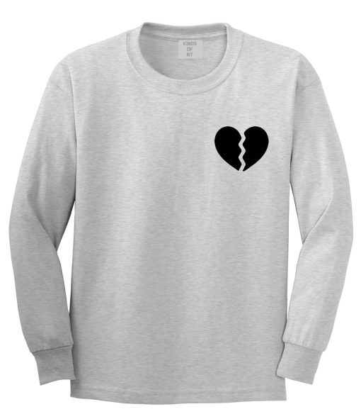 Broken Heart Long Sleeve T-Shirt - Image 2