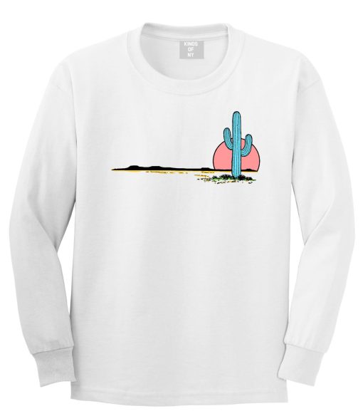 Cactus Sunrise Long Sleeve T-Shirt - Image 3