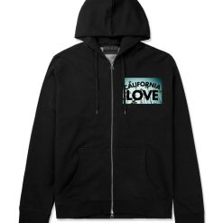 California Love Cali Palm Trees Zip Up Hoodie