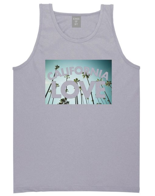 California Love Cali Palm Trees Tank Top - Image 3