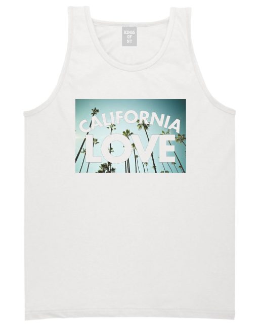 California Love Cali Palm Trees Tank Top - Image 2