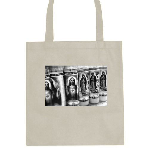Religious Candles Photography by John Ramos Tote Bag - Image 3
