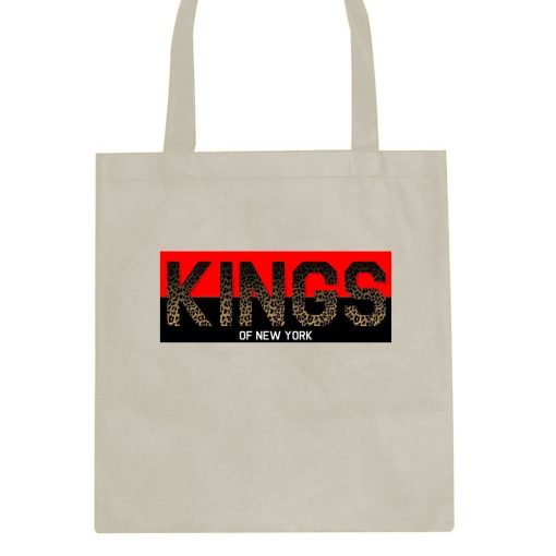 Kings Of NY Cheetah Print Logo Tote Bag - Image 3