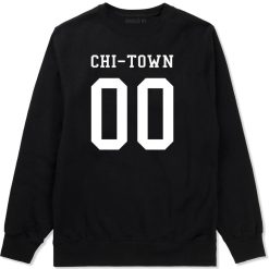 Chitown Team 00 Chicago Jersey Crewneck Sweatshirt
