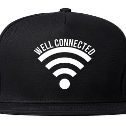 Well Connected Wifi Meme Snapback Hat Cap