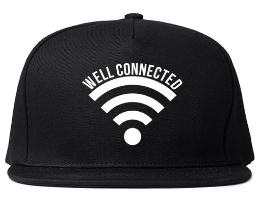 Well Connected Wifi Meme Snapback Hat Cap