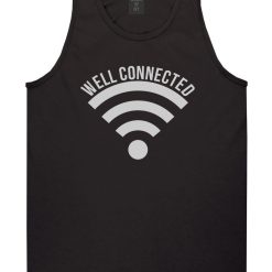 Well Connected Wifi Meme Tank Top