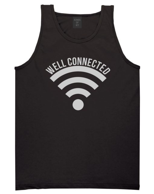 Well Connected Wifi Meme Tank Top