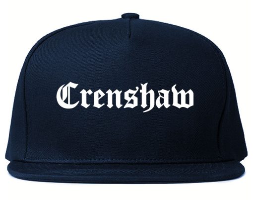 Crenshaw Old English California Snapback Hat - Image 2