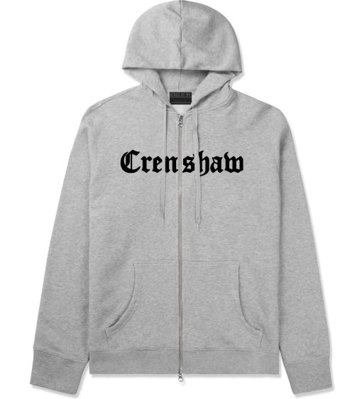 Crenshaw Old English California Zip Up Hoodie - Image 2