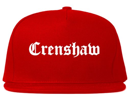 Crenshaw Old English California Snapback Hat - Image 4