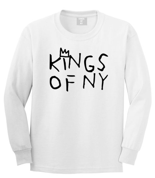 Crown Basq Art Logo Tee Long Sleeve T-Shirt - Image 2