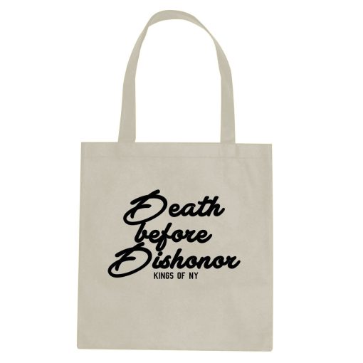 Death Before Dishonor Skulls Tote Bag - Image 3