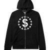 Diamonds Money Sign Logo Zip Up Hoodie Hoody