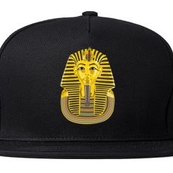 Pharaoh Egypt Gold Egyptian Head Snapback Hat
