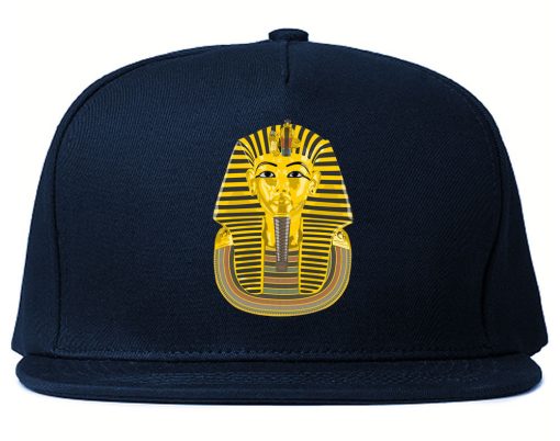 Pharaoh Egypt Gold Egyptian Head Snapback Hat - Image 2