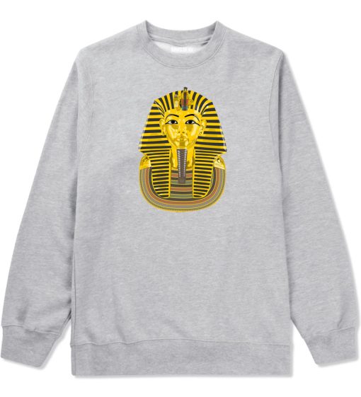 Pharaoh Egypt Gold Egyptian Head Crewneck Sweatshirt - Image 2