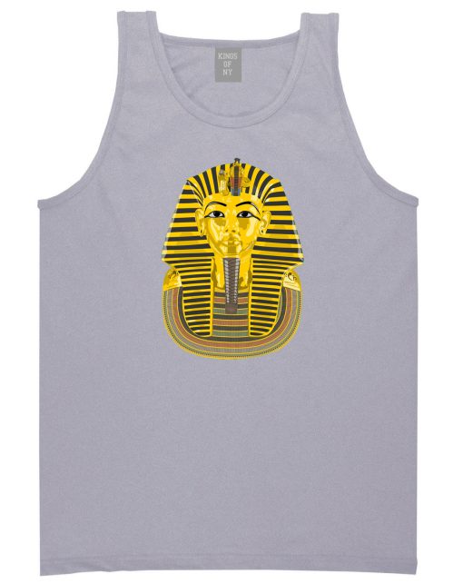 Pharaoh Egypt Gold Egyptian Head Tank Top - Image 2