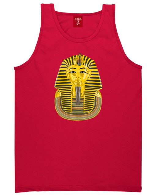 Pharaoh Egypt Gold Egyptian Head Tank Top - Image 3