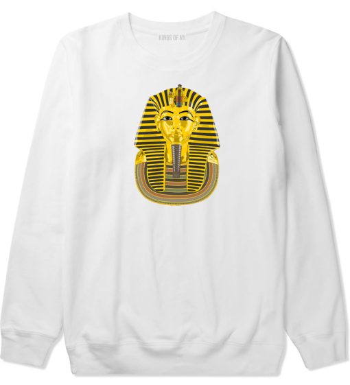 Pharaoh Egypt Gold Egyptian Head Crewneck Sweatshirt - Image 3