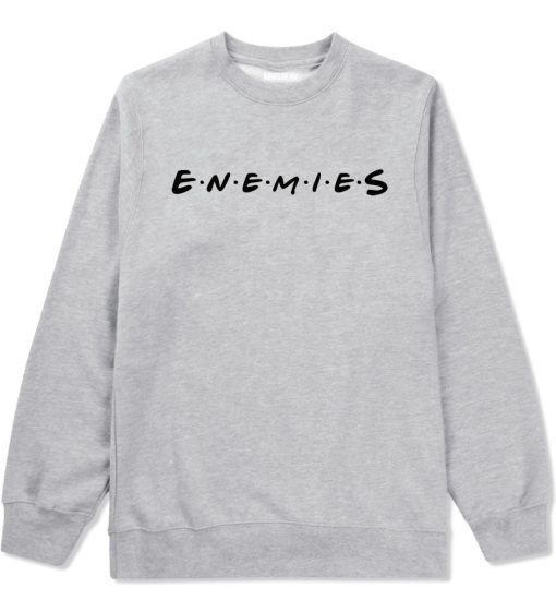 Enemies Friends Parody Crewneck Sweatshirt - Image 3