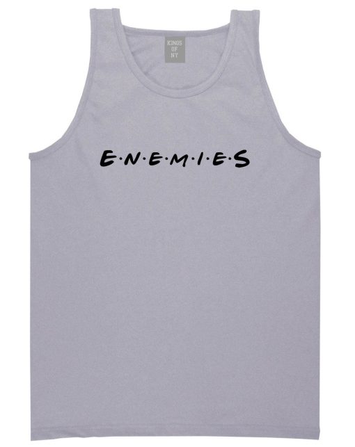 Enemies Friends Parody Tank Top - Image 3