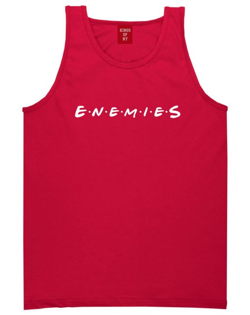 Enemies Friends Parody Tank Top - Image 4
